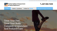 Desktop Screenshot of floridainstituteofacupuncture.com